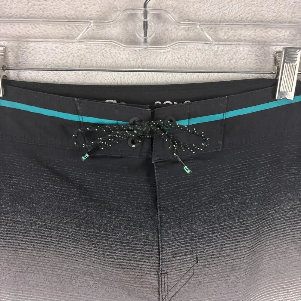 Billabong Board Shorts Mens 32 Gray Recycler Preppy Surf Skate Beach Summer Y2K